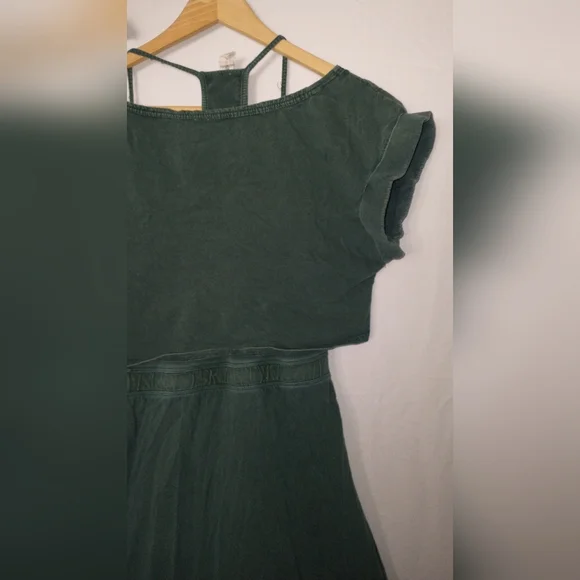 Anthropologie Daily Practice 2 Piece Elegant Green Women's Dress Small - Picture 9 of 10
